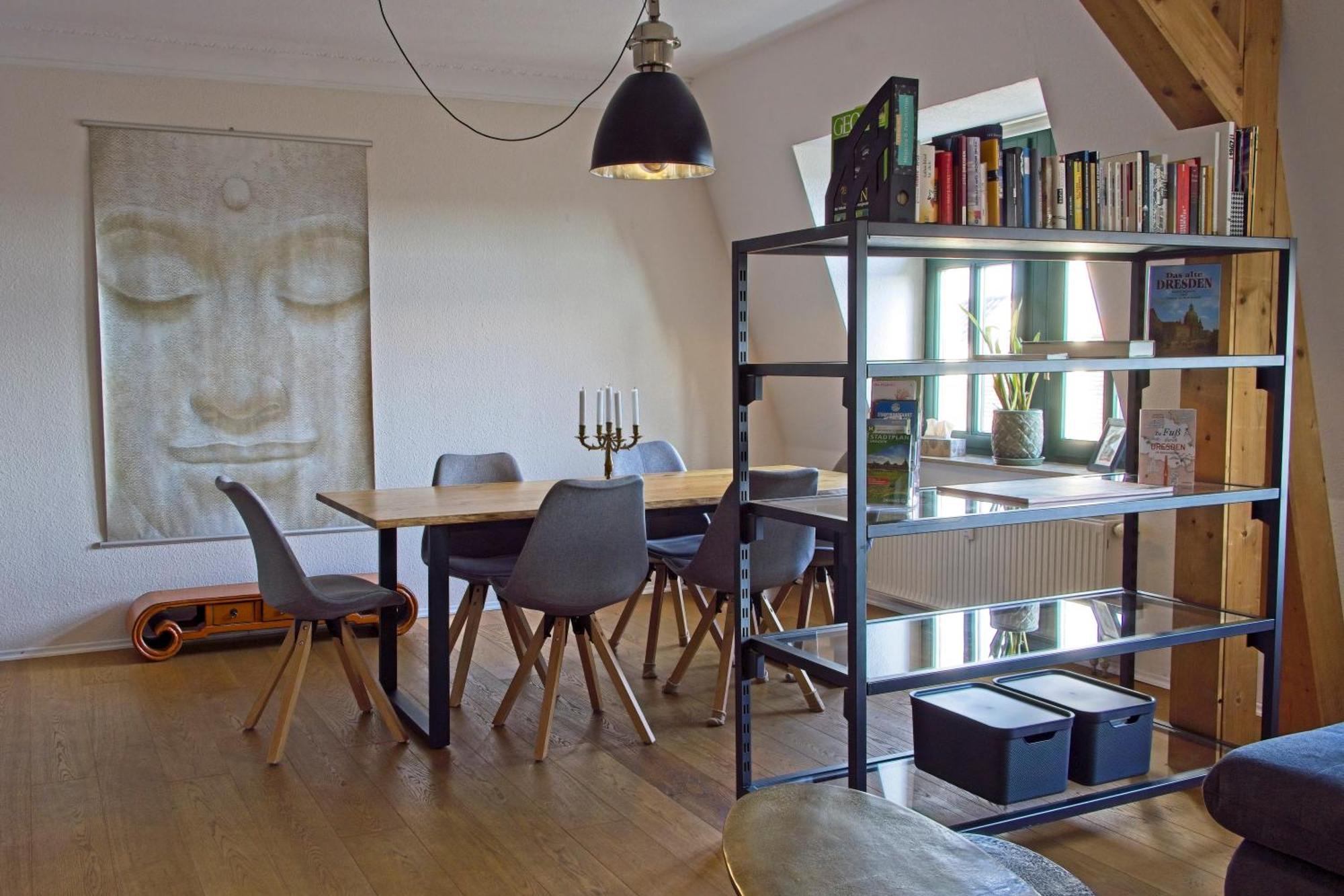 דרזדן Neustadt-Aussicht - Grosse Wohnung Mit Balkon מראה חיצוני תמונה