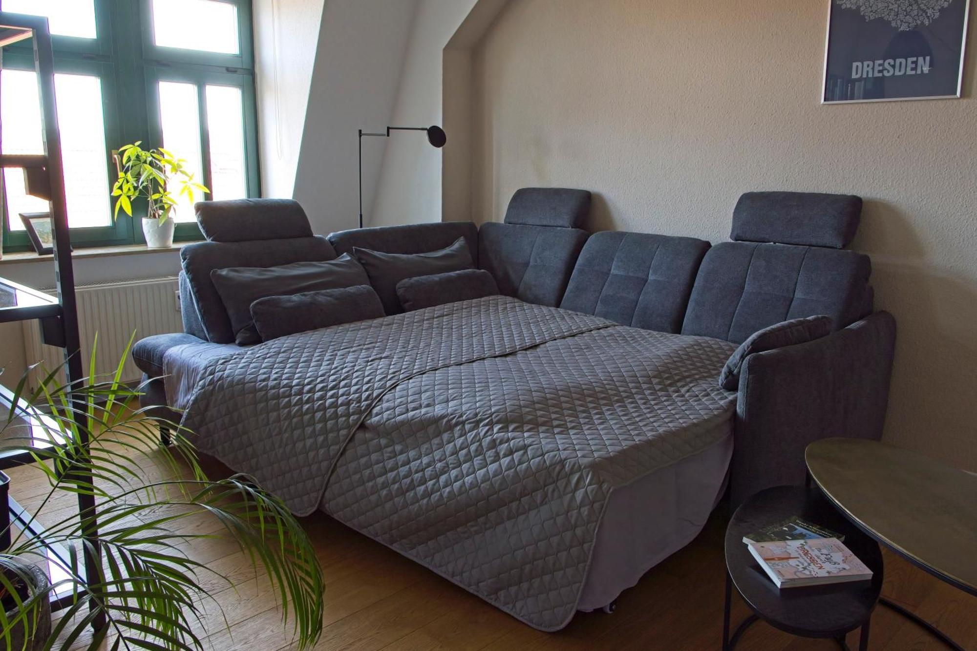 דרזדן Neustadt-Aussicht - Grosse Wohnung Mit Balkon מראה חיצוני תמונה